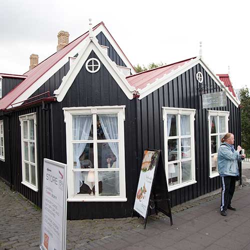 Einkaufsstrasse Laugavegur in Reykajvik