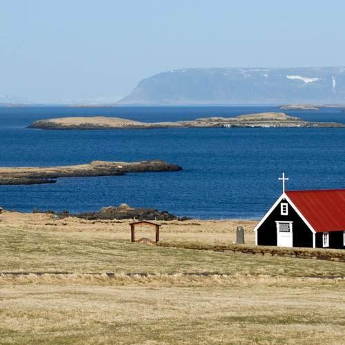 Blick über den Breidafjördur