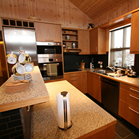 Küche Ferienhaus Gimli