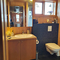 Badezimmer Ferienhaus Gimli