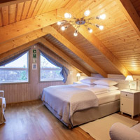 Schlafbereich Ferienhaus Riversound
